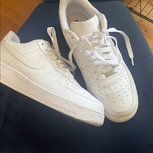 Nike All-White Low-Top Sneakers